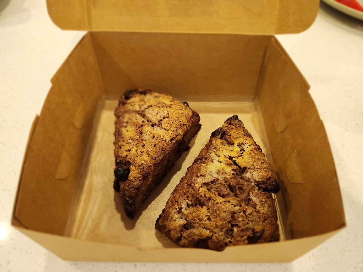 Chocolate chip scones